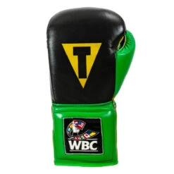 WBC By TITLE Boxing Sparring Gloves -Boxing Promotions Shop wbcsg bk gn 03