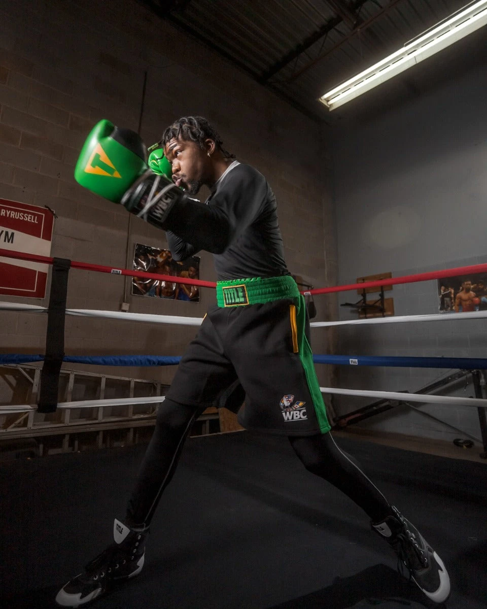 WBC By TITLE Boxing Sweat Shorts 4 WBC By TITLE Boxing Sweat Shorts - Image 4