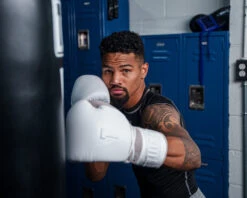 TITLE White Boxing Lace Sparring Gloves 2.0 -Boxing Promotions Shop whsg2 wh 3