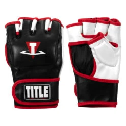 TITLE MMA Conflict Training Gloves -Boxing Promotions Shop xmtg bk wh rd 001 4f3f585c ac9c 4eb8 a074 de7fc496d493