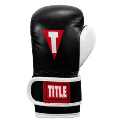 TITLE Boxing Youth Bag Gloves -Boxing Promotions Shop ytbbg bk wh 03